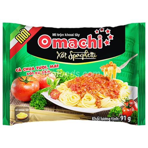 Omachi Mì Trộn Spaghetti (Thùng 30 Gói)